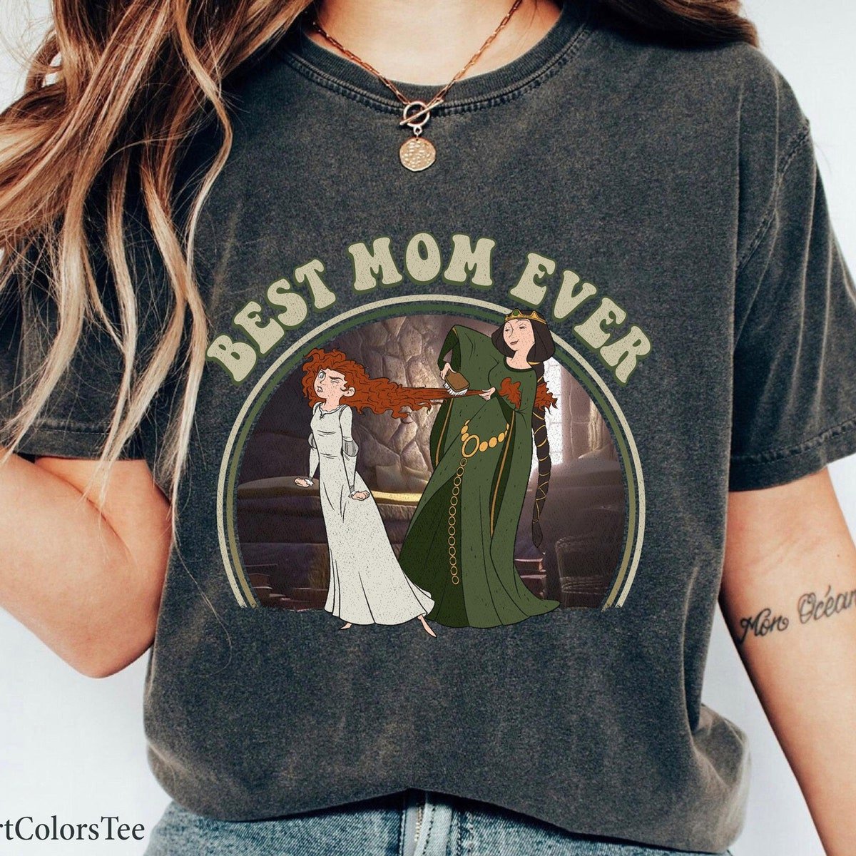 Queen Mom Shirt Brave Characters Mother's Day 2025 Gift for Women