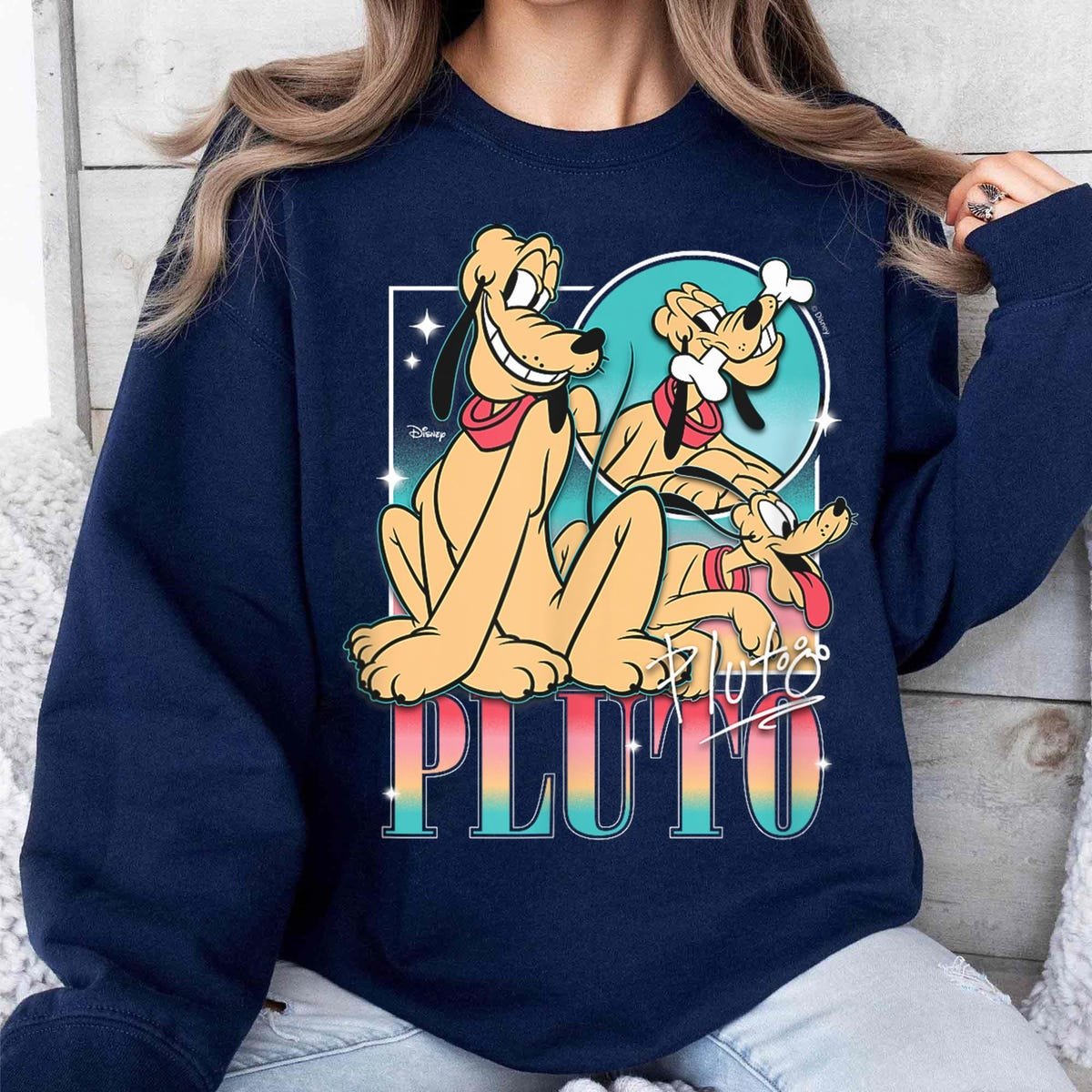 Vintage Pluto Dog Shirt Retro Disney Family Trip Tee