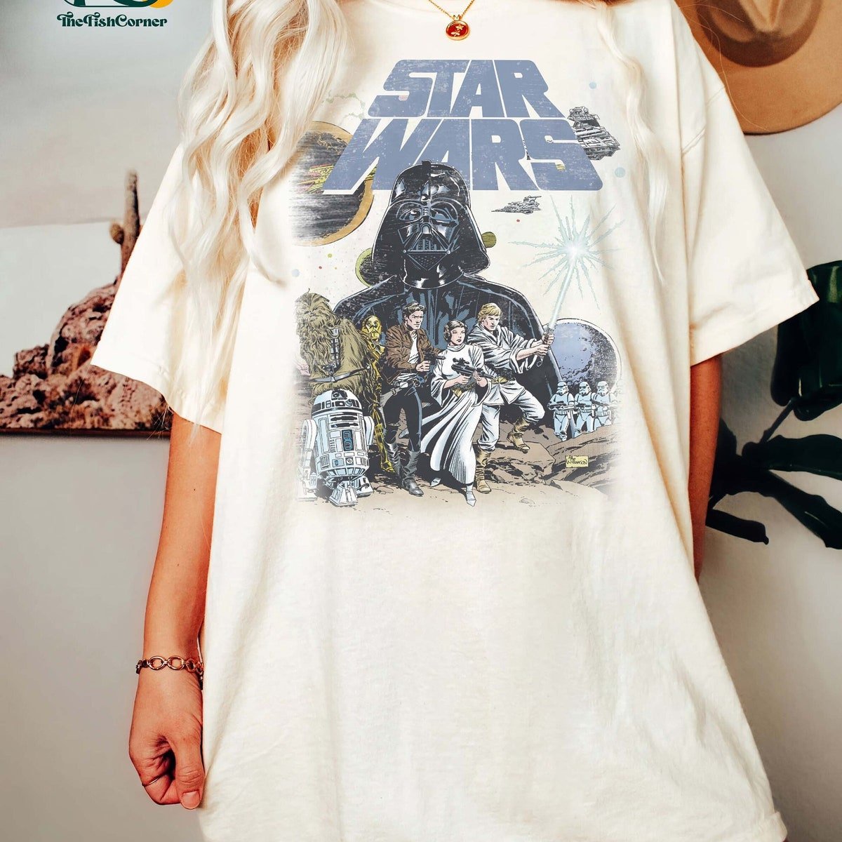 Vintage Star Wars Shirt Disney Retro Comfort Colors Tee