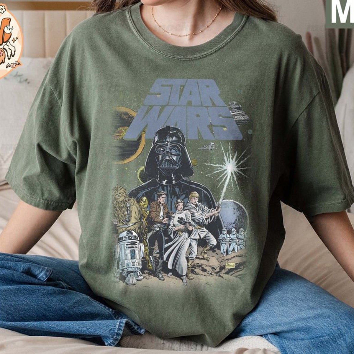 Vintage Star Wars Shirt Disney Retro Comfort Colors Tee