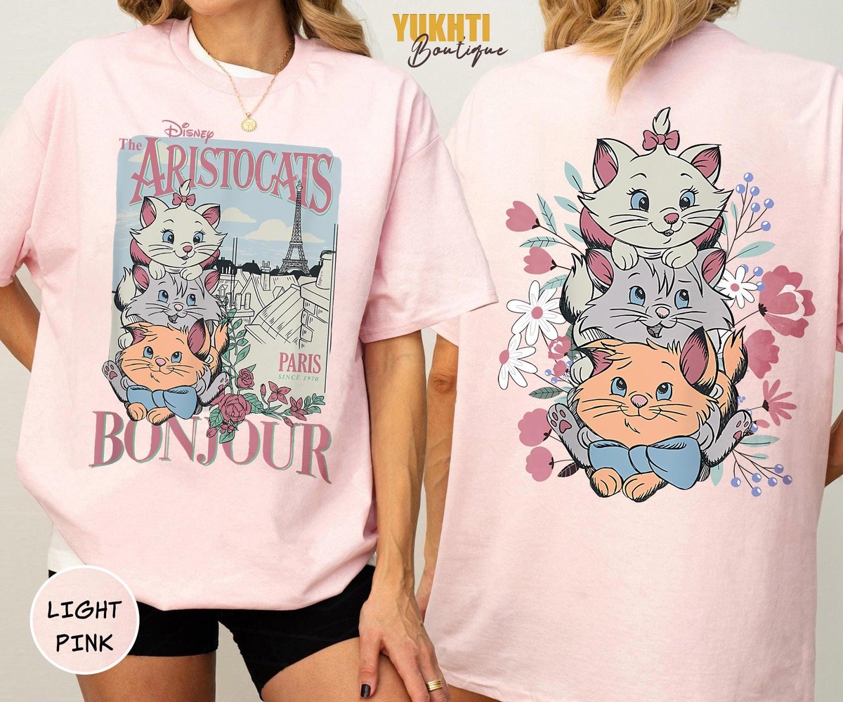 Aristocats Shirt Retro Disney Marie Cat Tee Since 1970