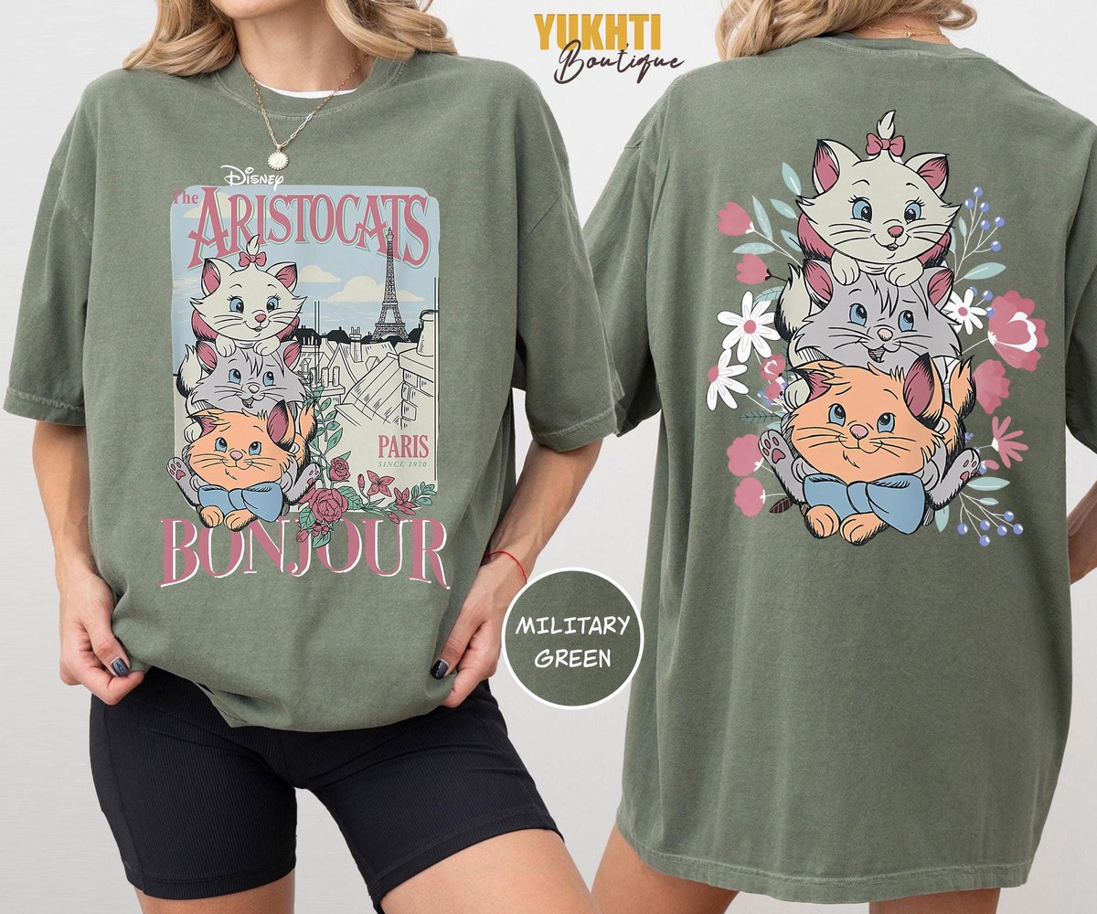 Aristocats Shirt Retro Disney Marie Cat Tee Since 1970
