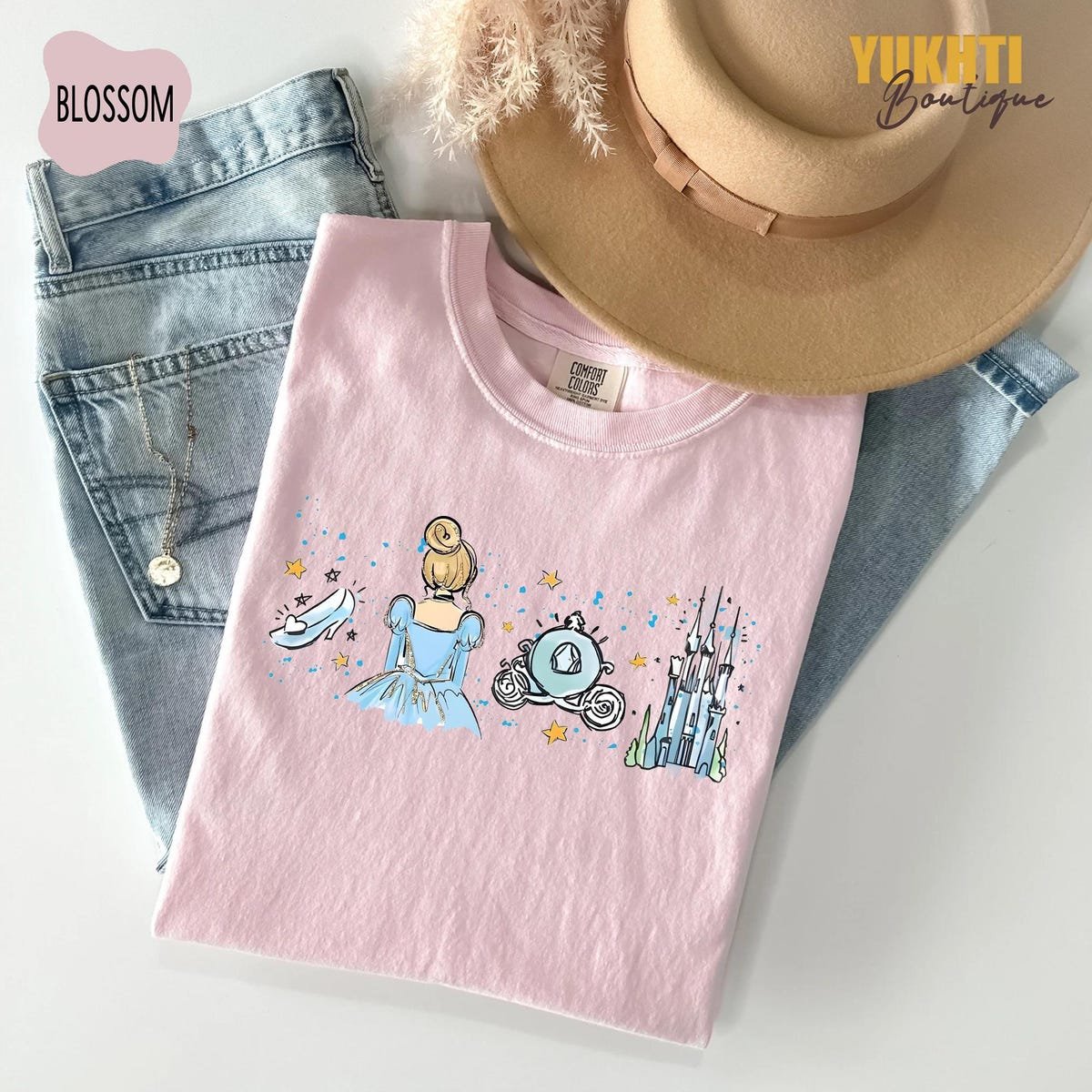 Cinderella Meet Me Midnight Shirt Disney Princess Girls Trip 2025 Tee
