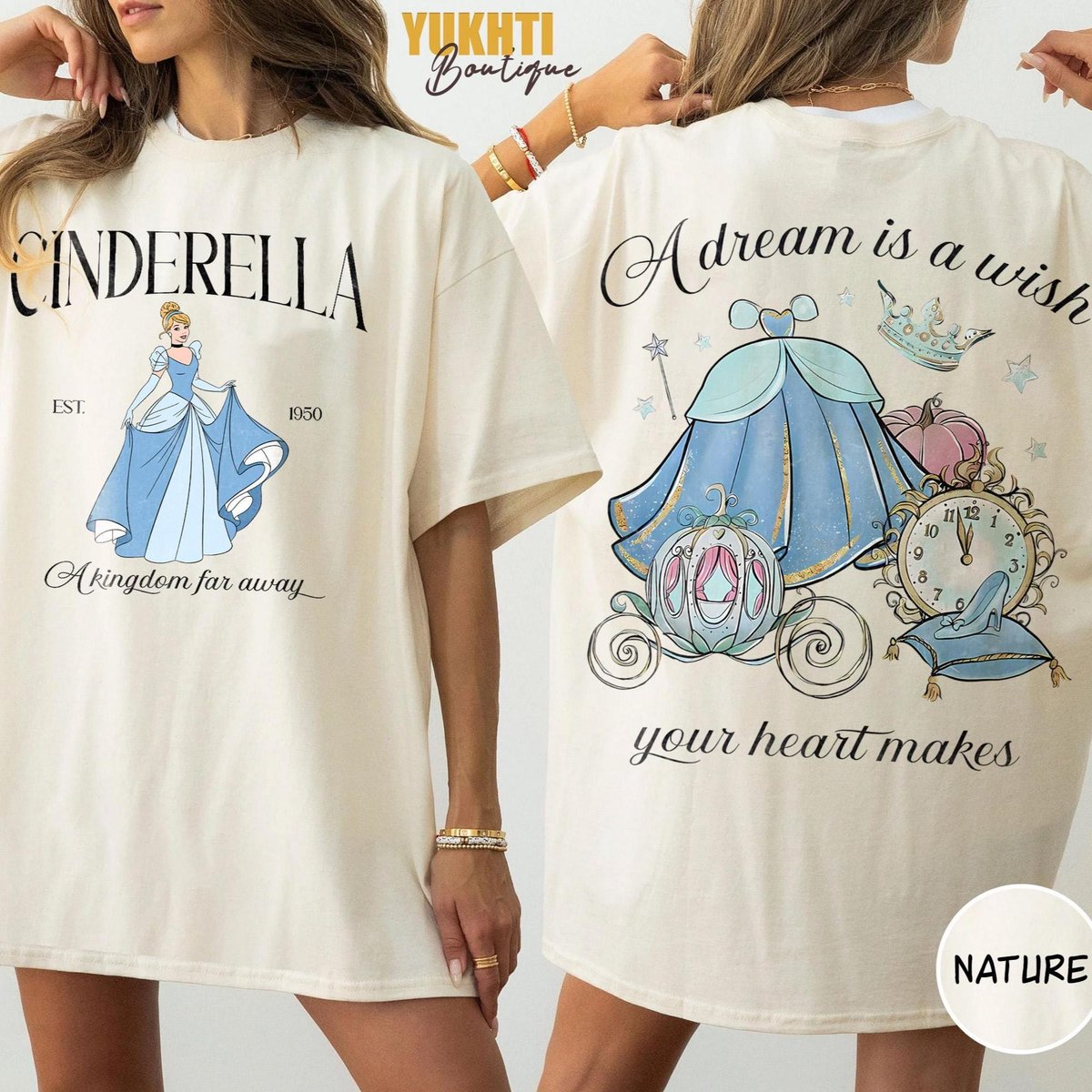 Cinderella Princess Shirt Vintage Disney Tee for Family Disneyland Trips