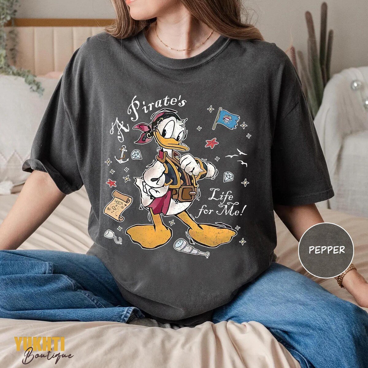 Comfort Colors Disney Pirates Cruise T-shirt Mickey & Friends