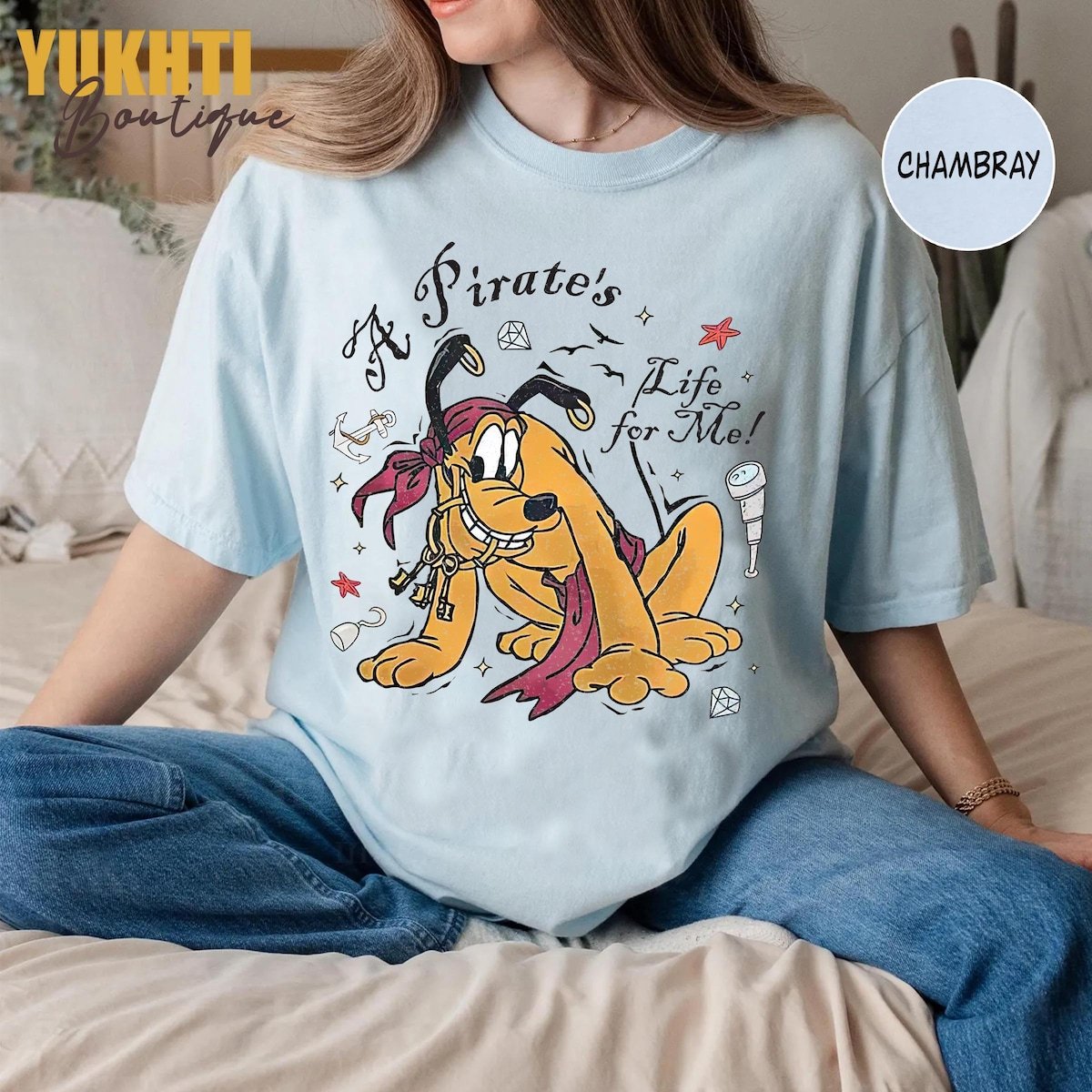 Comfort Colors Disney Pirates Cruise T-shirt Mickey & Friends