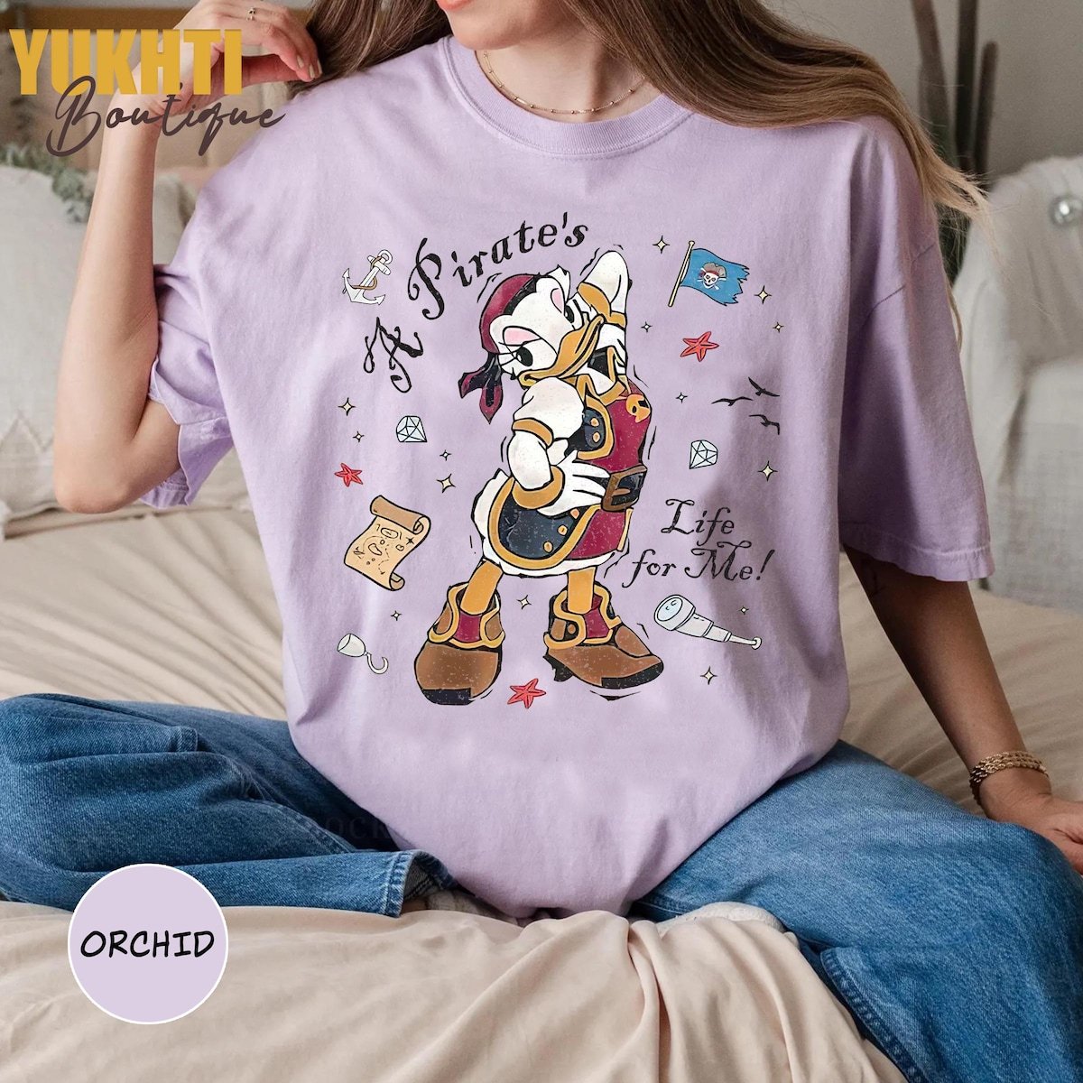 Comfort Colors Disney Pirates Cruise T-shirt Mickey & Friends