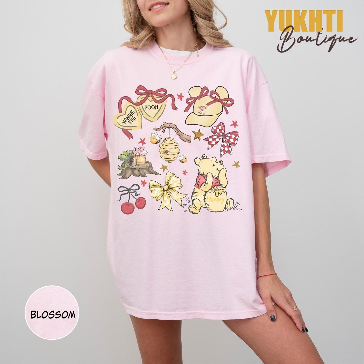 Comfort Colors Pooh Bear Retro Shirt Disney Family Trip 2025 Tee