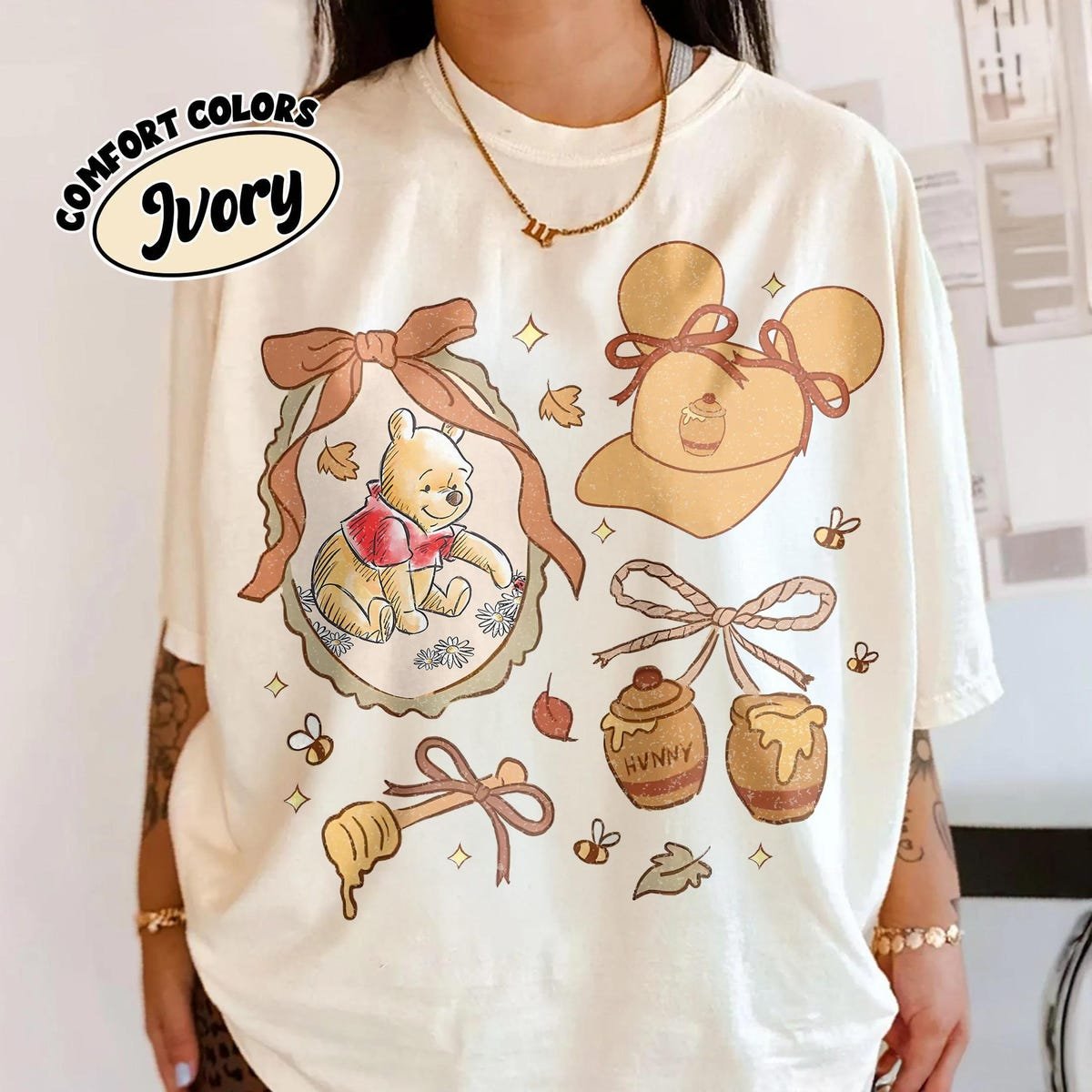Comfort Colors Winnie The Pooh Fall Shirt Disney Family Trip 2025