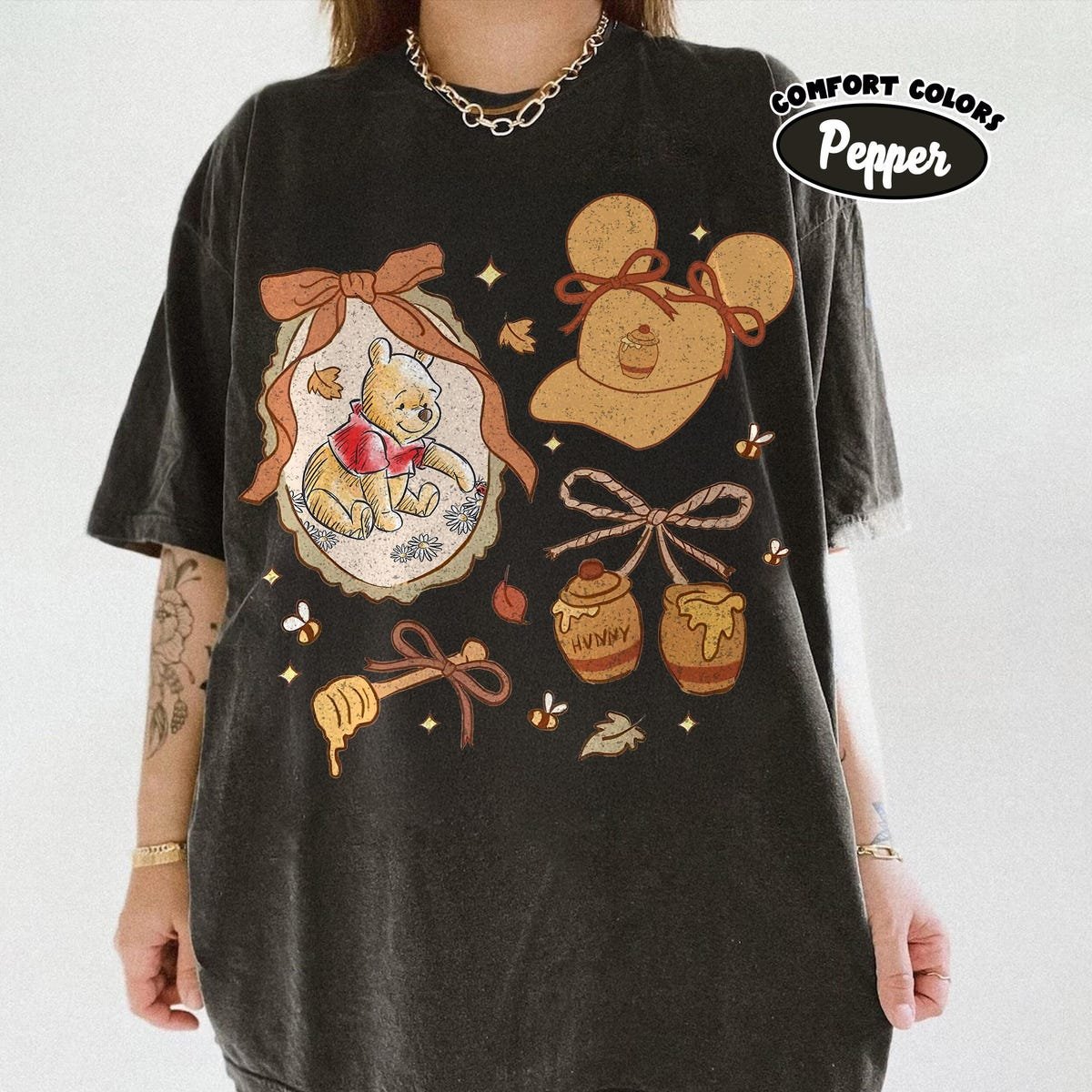 Comfort Colors Winnie The Pooh Fall Shirt Disney Family Trip 2025