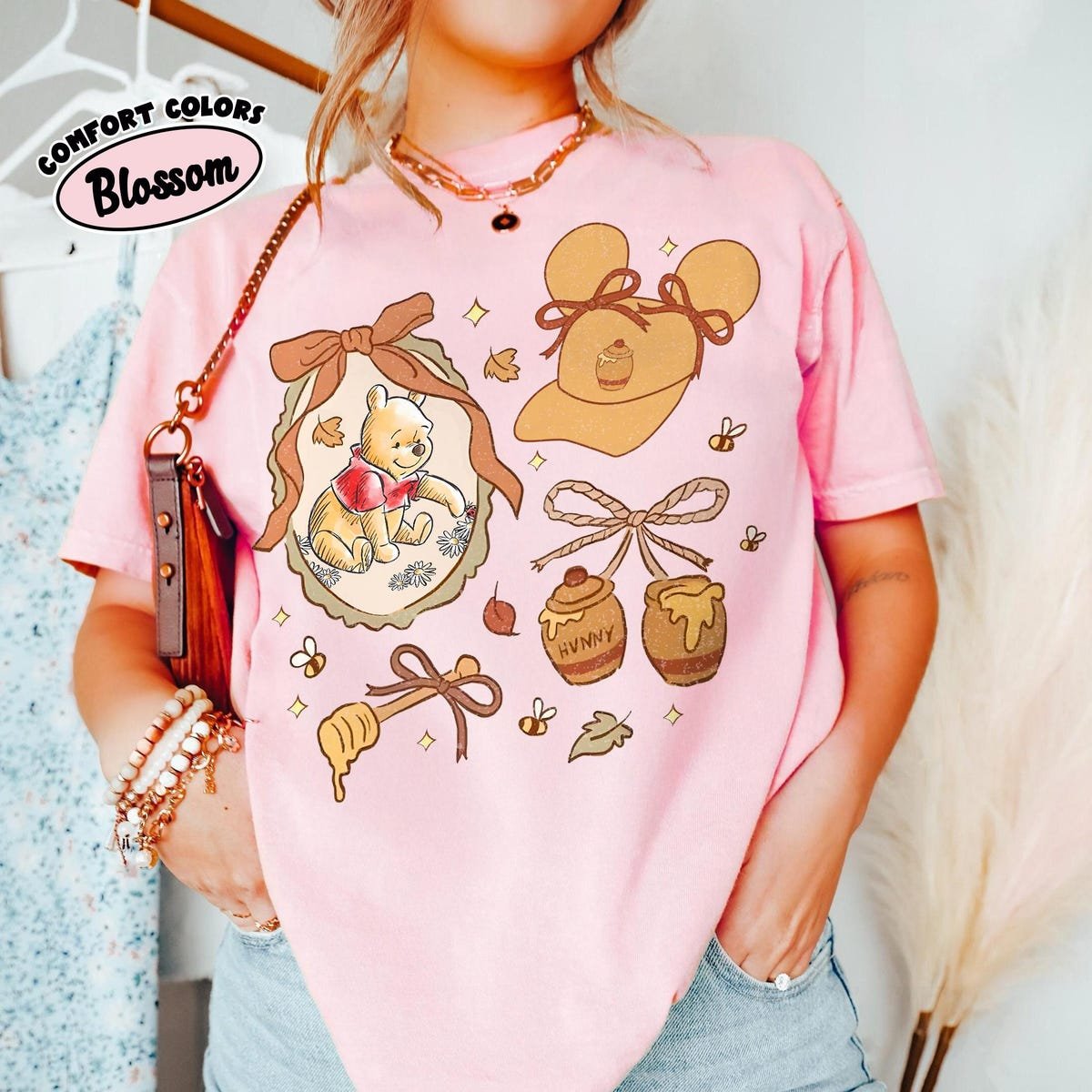 Comfort Colors Winnie The Pooh Fall Shirt Disney Family Trip 2025