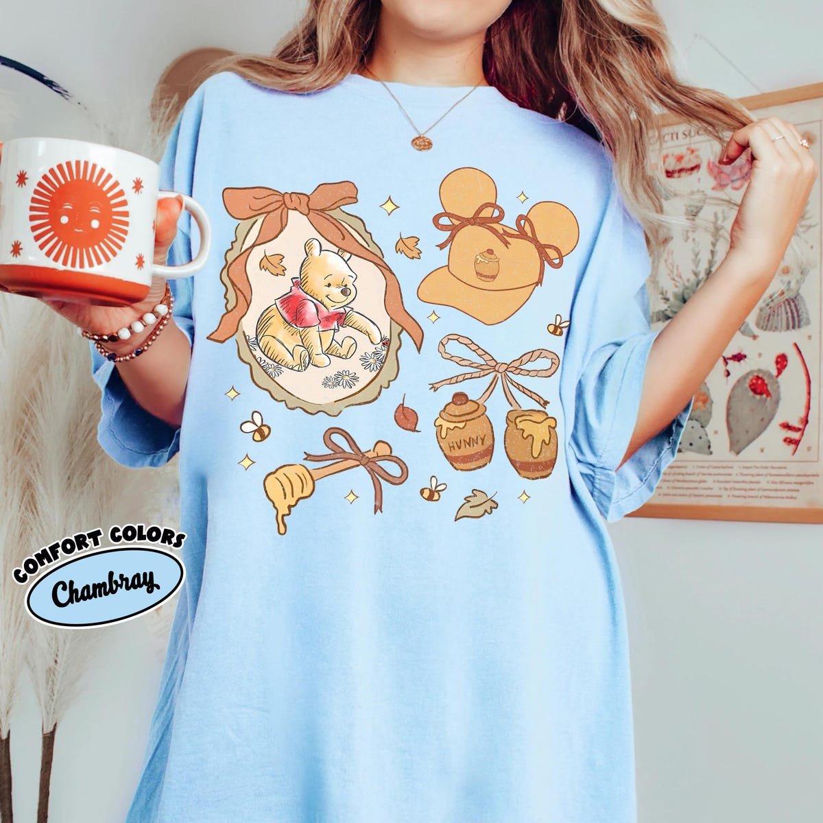 Comfort Colors Winnie The Pooh Fall Shirt Disney Family Trip 2025