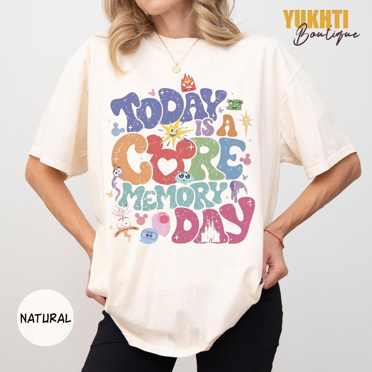 Core Memory Day Disney Shirt Retro Pixar Vacation Tee