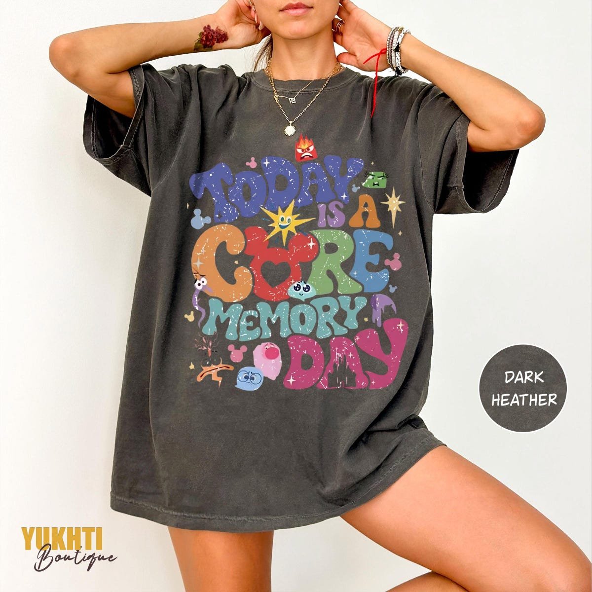 Core Memory Day Disney Shirt Retro Pixar Vacation Tee
