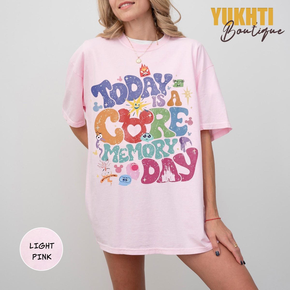 Core Memory Day Disney Shirt Retro Pixar Vacation Tee