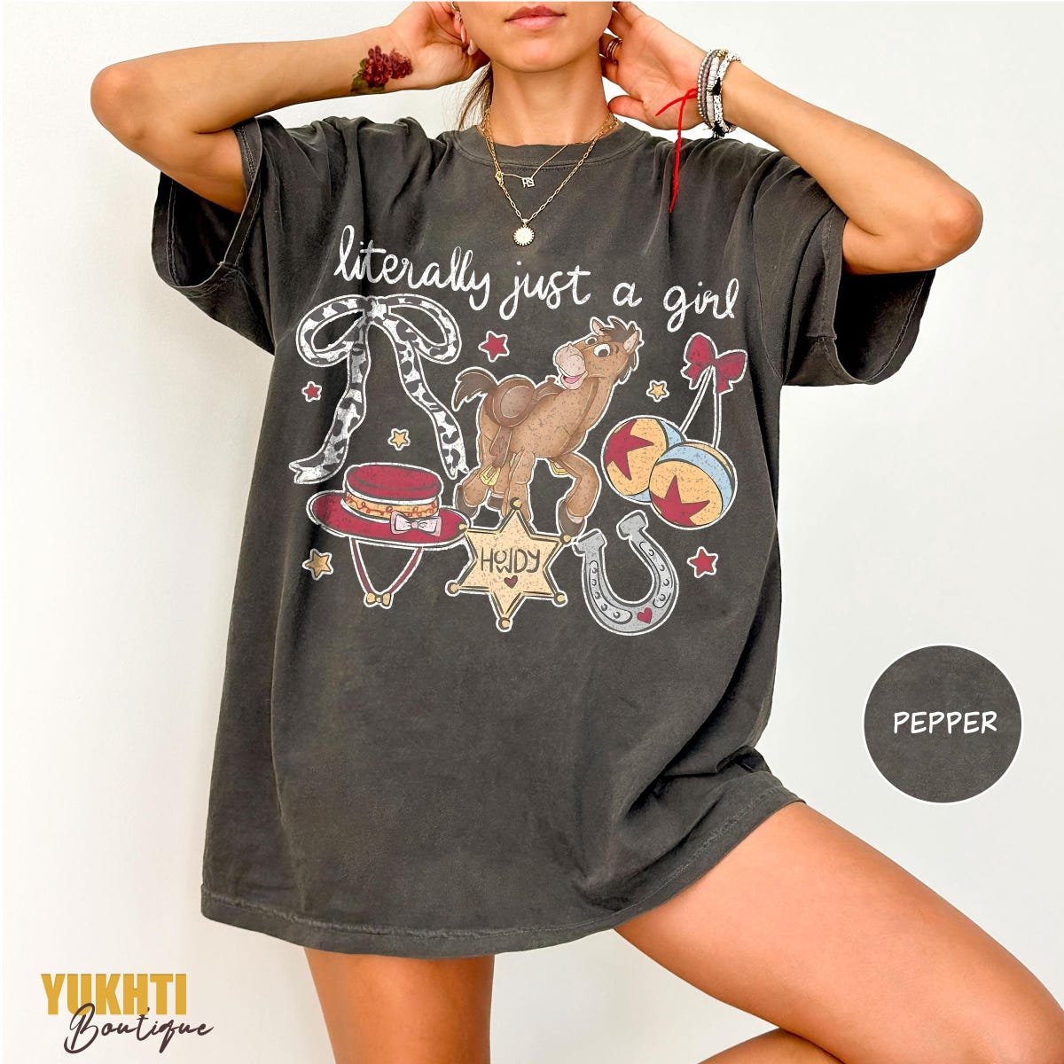Cowgirl Jessie Horse Shirt Toy Story Inspired Western Tee