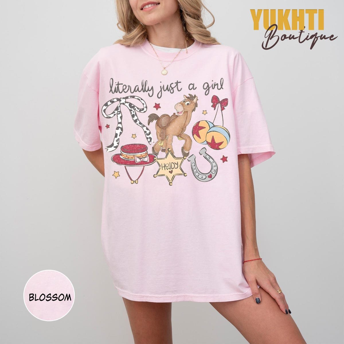 Cowgirl Jessie Horse Shirt Toy Story Inspired Western Tee