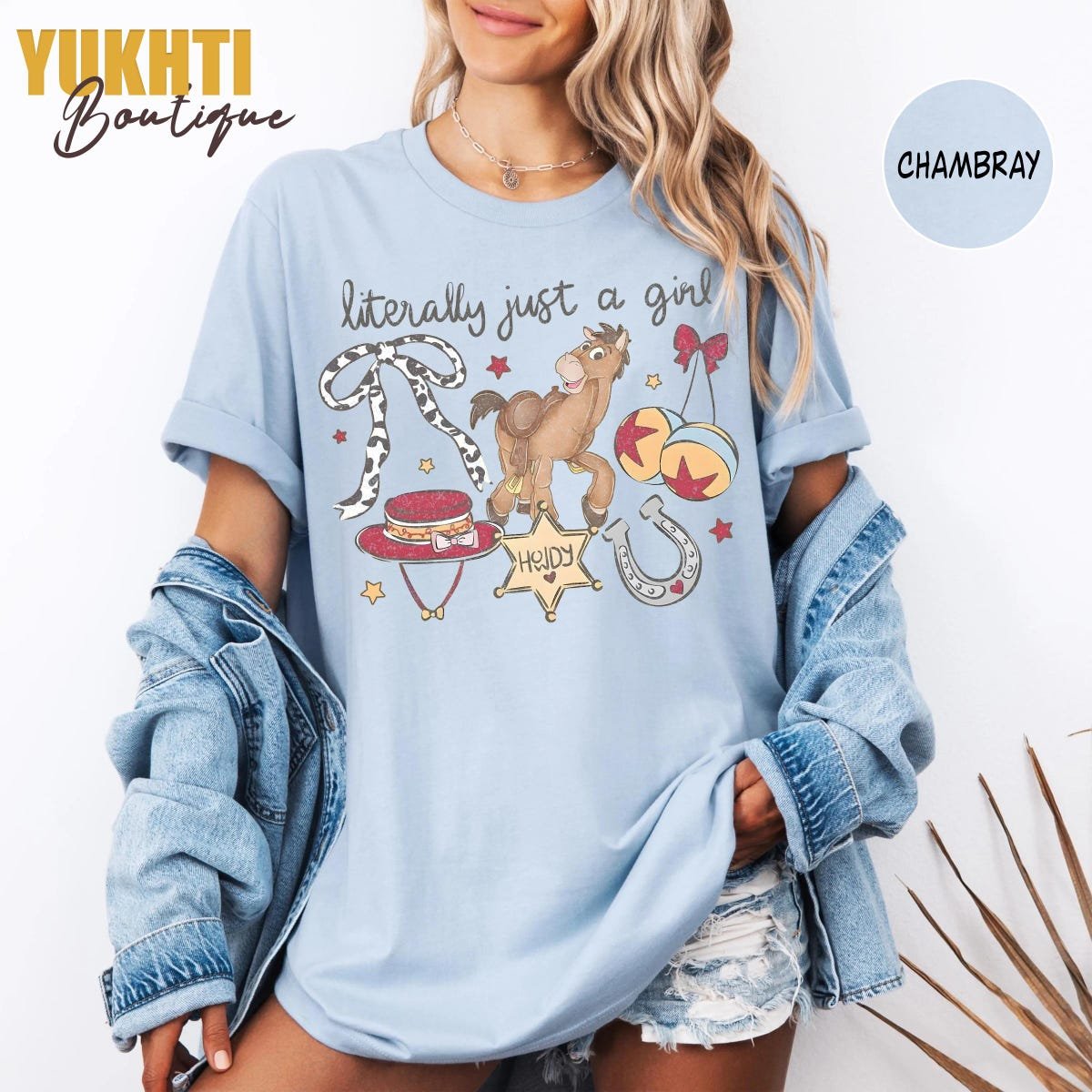 Cowgirl Jessie Horse Shirt Toy Story Inspired Western Tee
