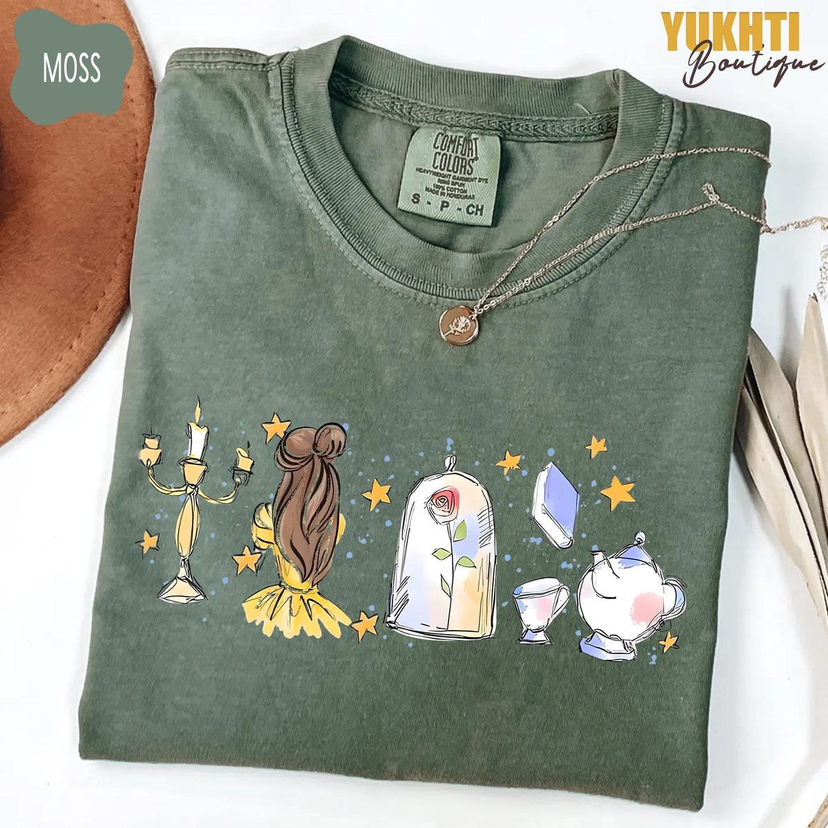 Disney Belle Princess Tee Beauty and the Beast Shirt Girls Trip