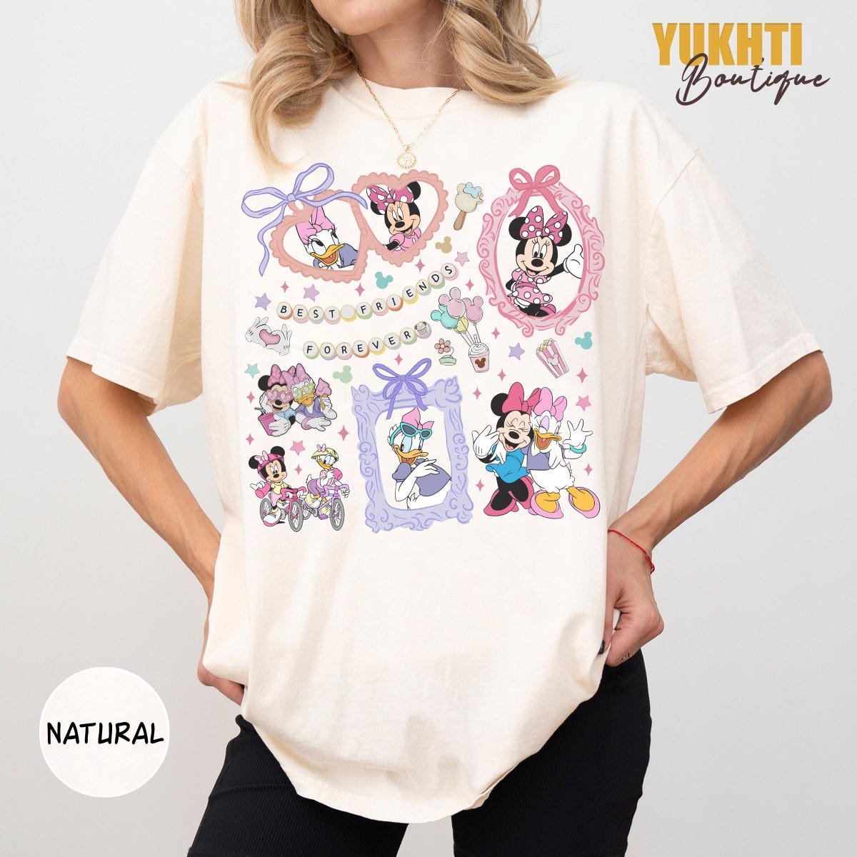 Disney Bestie Shirt Minnie Daisy Coquette Bows Matching Trip Tee