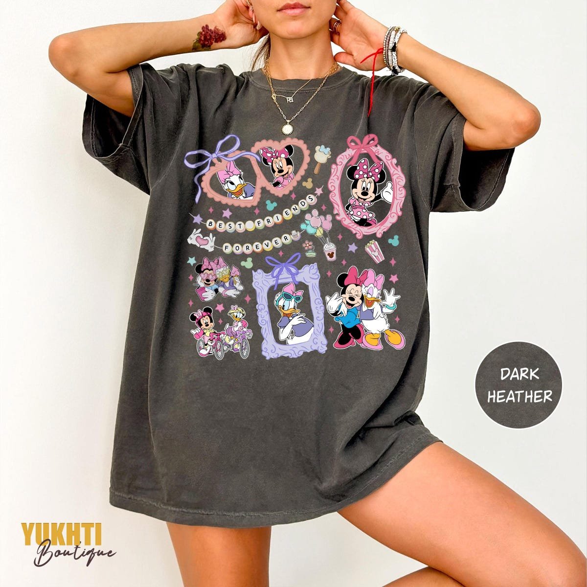 Disney Bestie Shirt Minnie Daisy Coquette Bows Matching Trip Tee