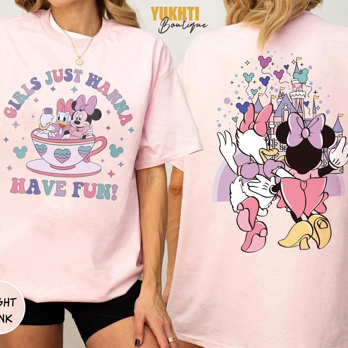 Disney Besties Shirts Minnie Daisy Vintage Girls Trip Fashion