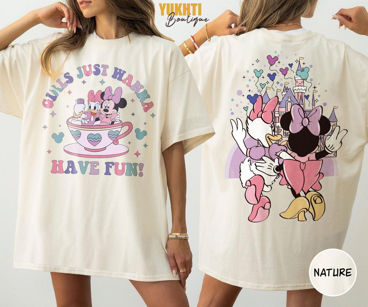 Disney Besties Shirts Minnie Daisy Vintage Girls Trip Fashion