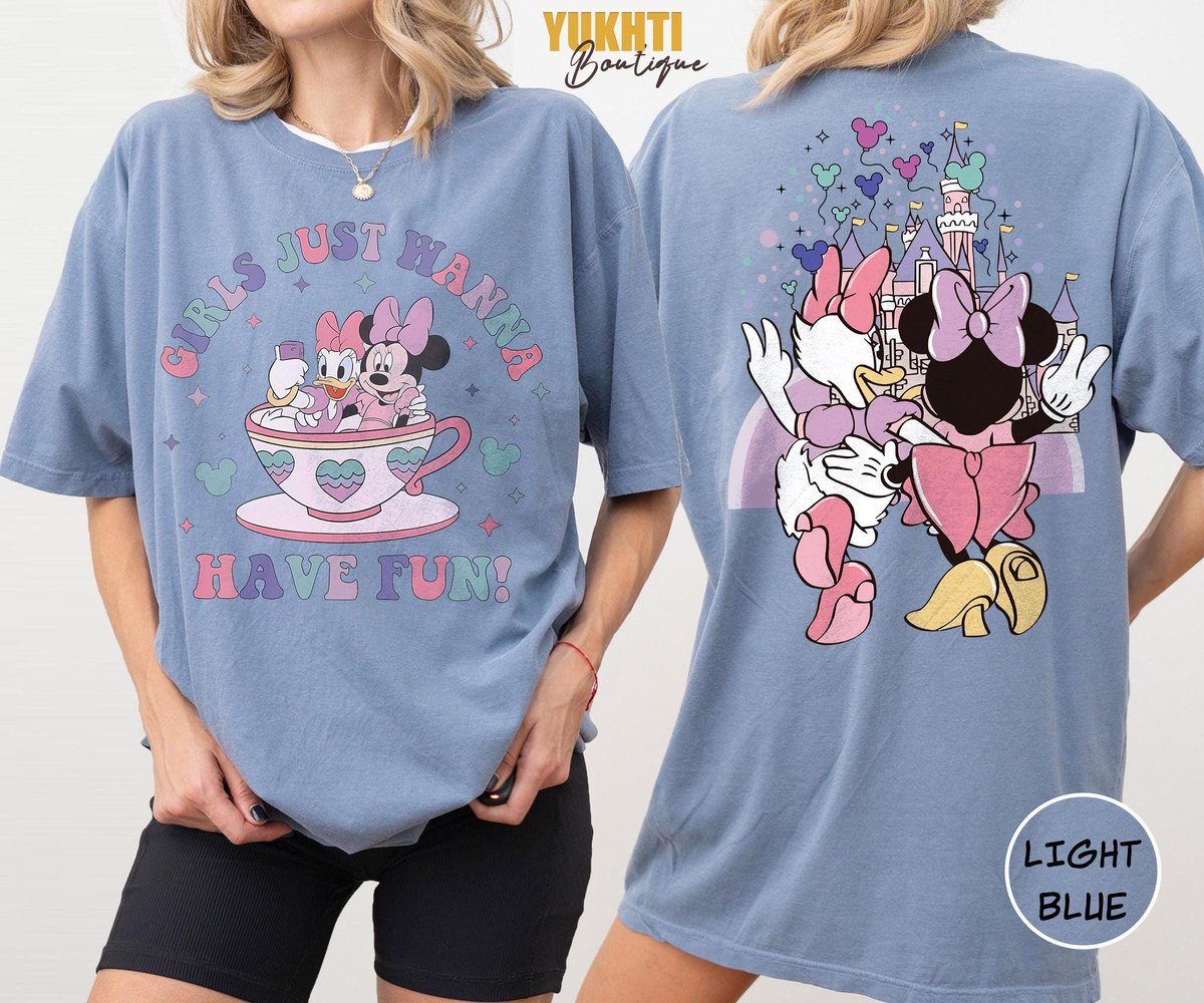 Disney Besties Shirts Minnie Daisy Vintage Girls Trip Fashion