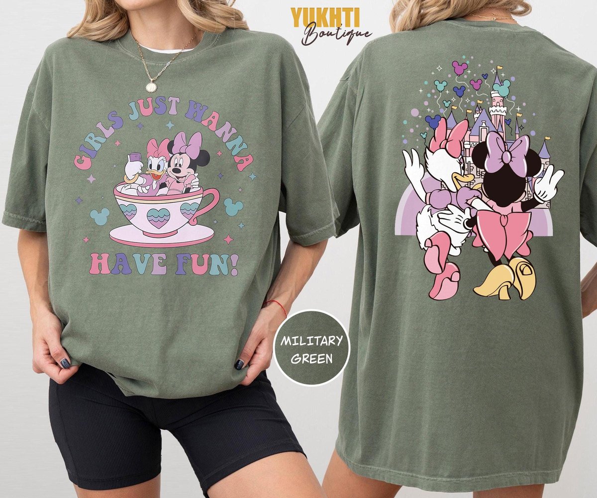 Disney Besties Shirts Minnie Daisy Vintage Girls Trip Fashion