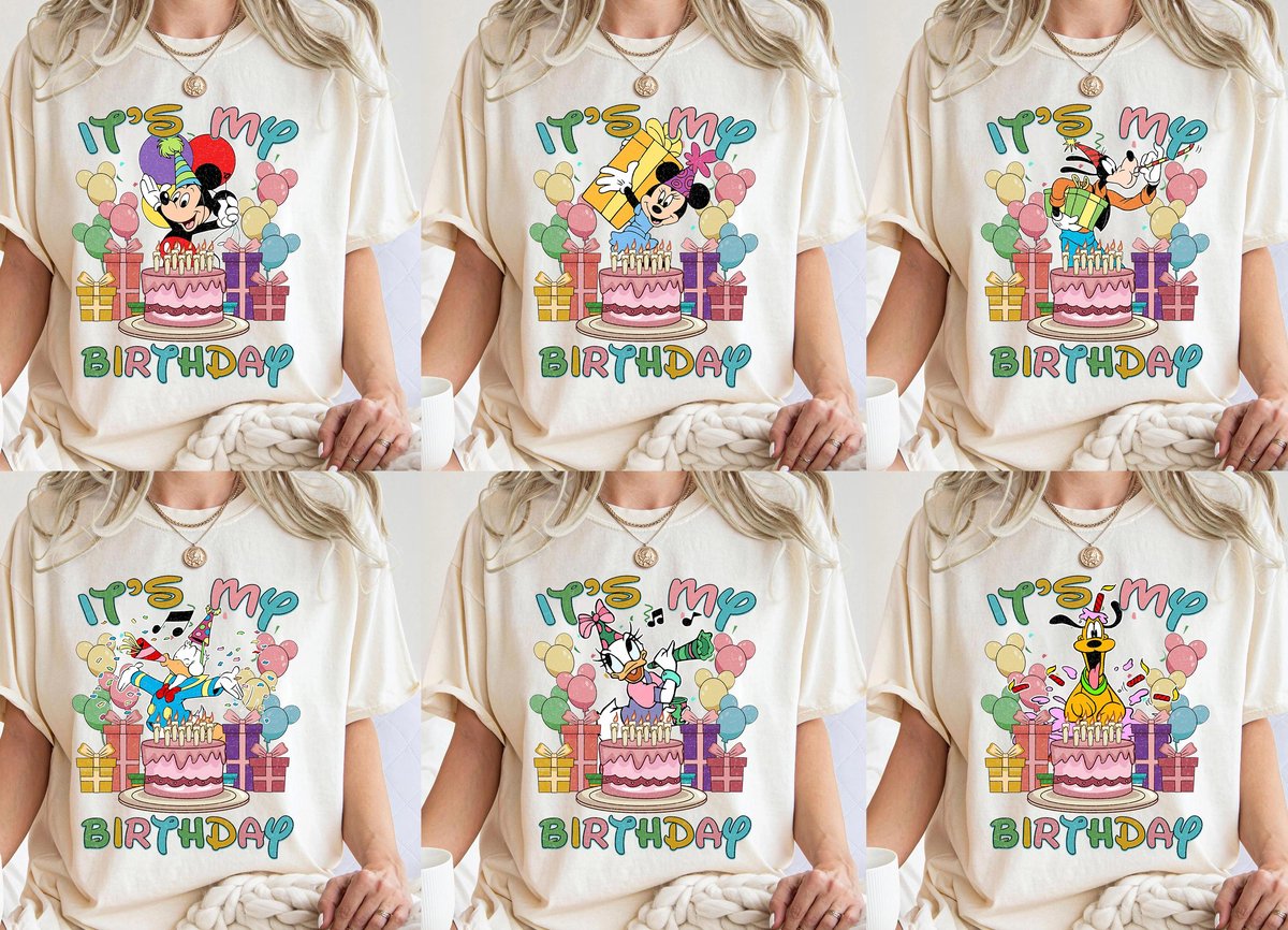 Disney Birthday Shirt Mickey Minnie Family Trip Tee