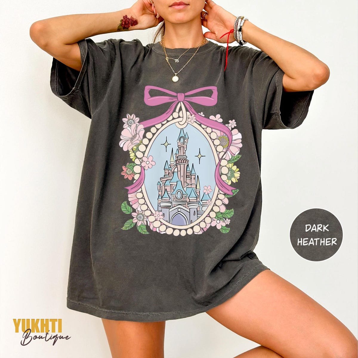 Disney Castle Coquette Shirts Magic Kingdom Vacation Apparel