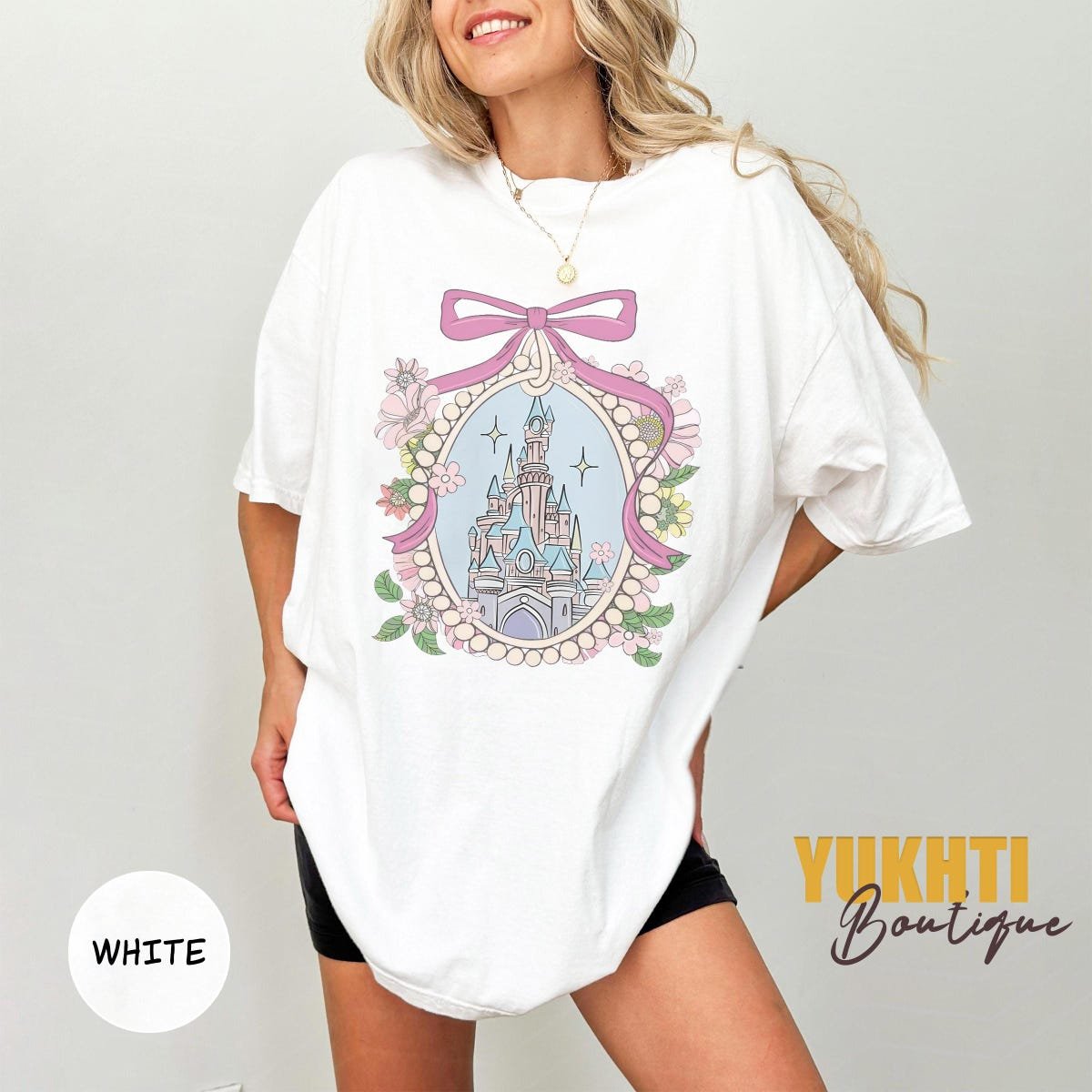 Disney Castle Coquette Shirts Magic Kingdom Vacation Apparel