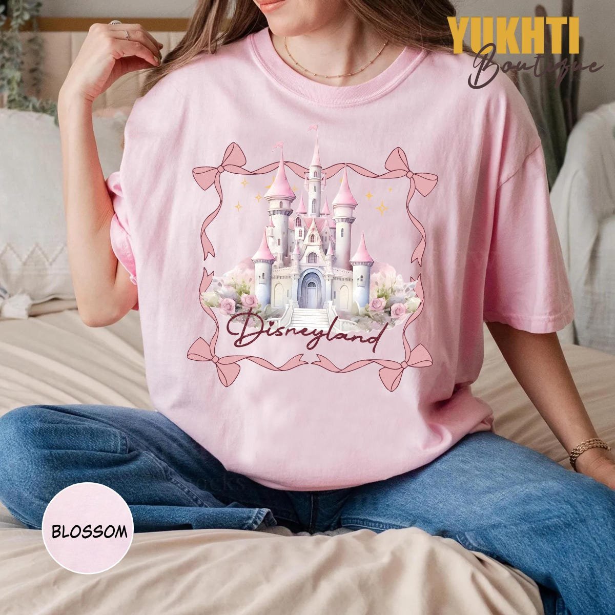 Disney Castle Shirt Magic Kingdom Birthday Tee Girly Disney Vacay Shirt