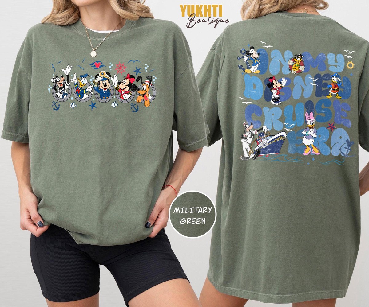 Disney Cruise 2025 Vintage Shirt Mickey Friends Family Vacation Tee
