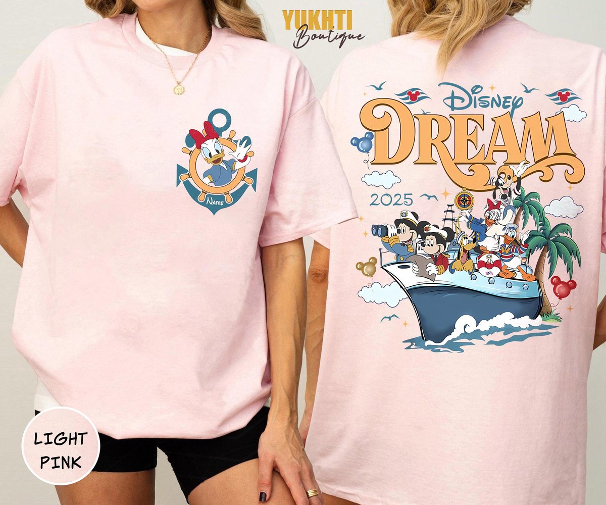 Disney Cruise Family Shirts Personalized Vintage Matching 2025 Vacation