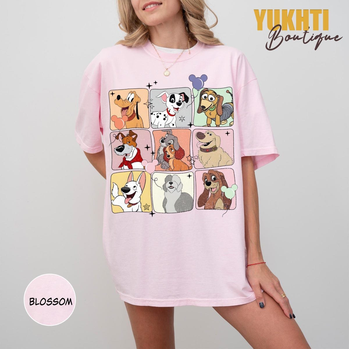 Disney Dogs Shirt Cute Gift Tee for Disneyland Trip 2025