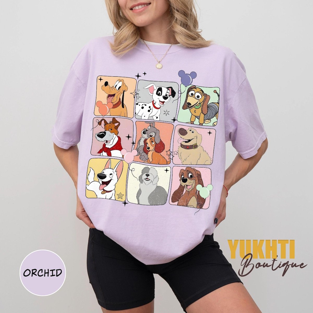 Disney Dogs Shirt Cute Gift Tee for Disneyland Trip 2025