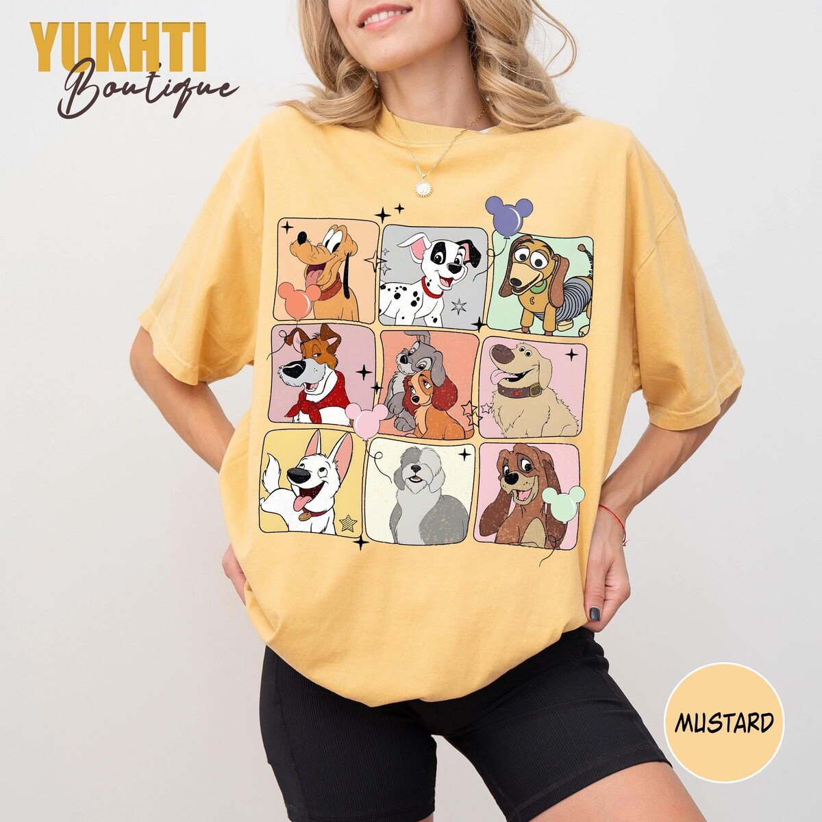 Disney Dogs Shirt Cute Gift Tee for Disneyland Trip 2025