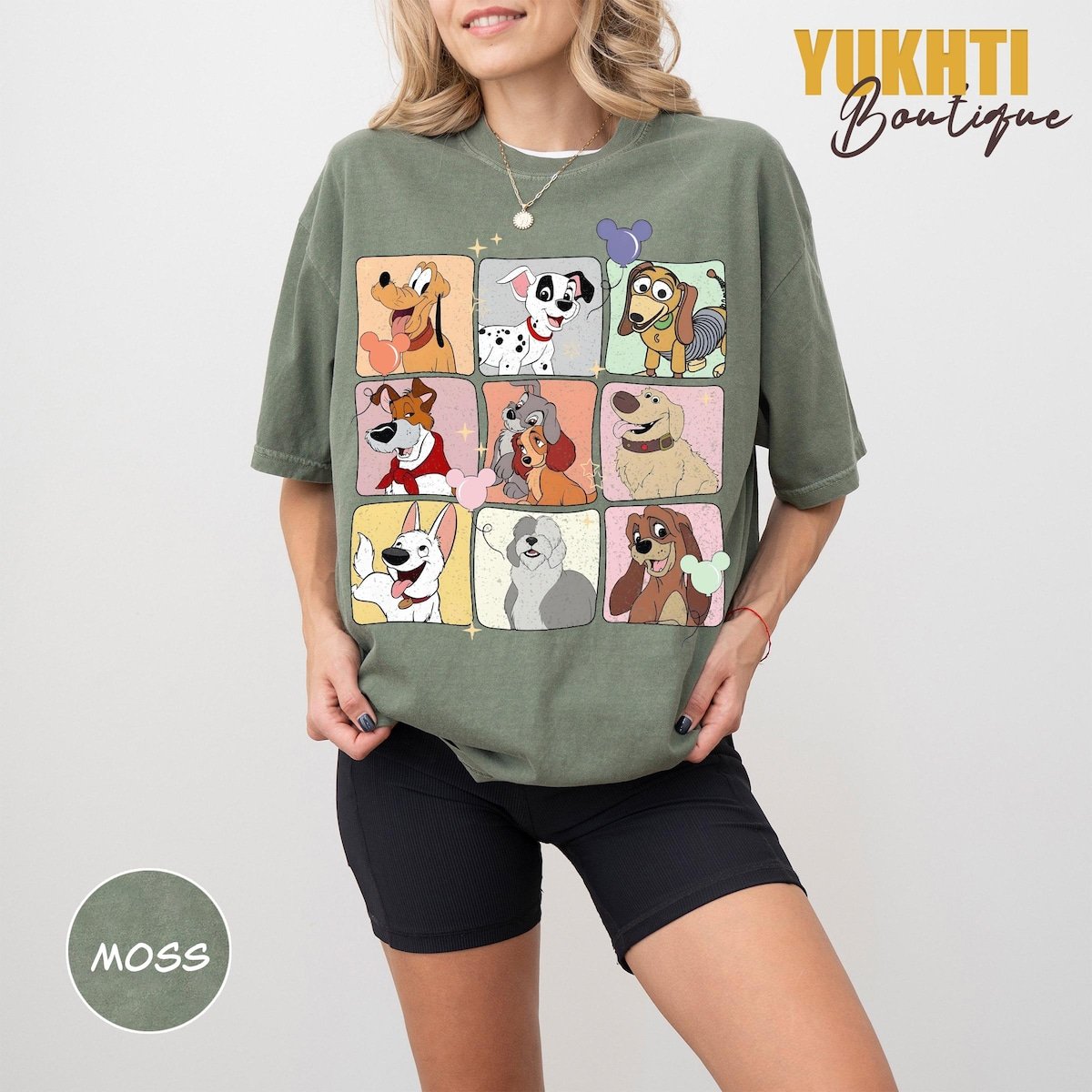 Disney Dogs Shirt Cute Gift Tee for Disneyland Trip 2025