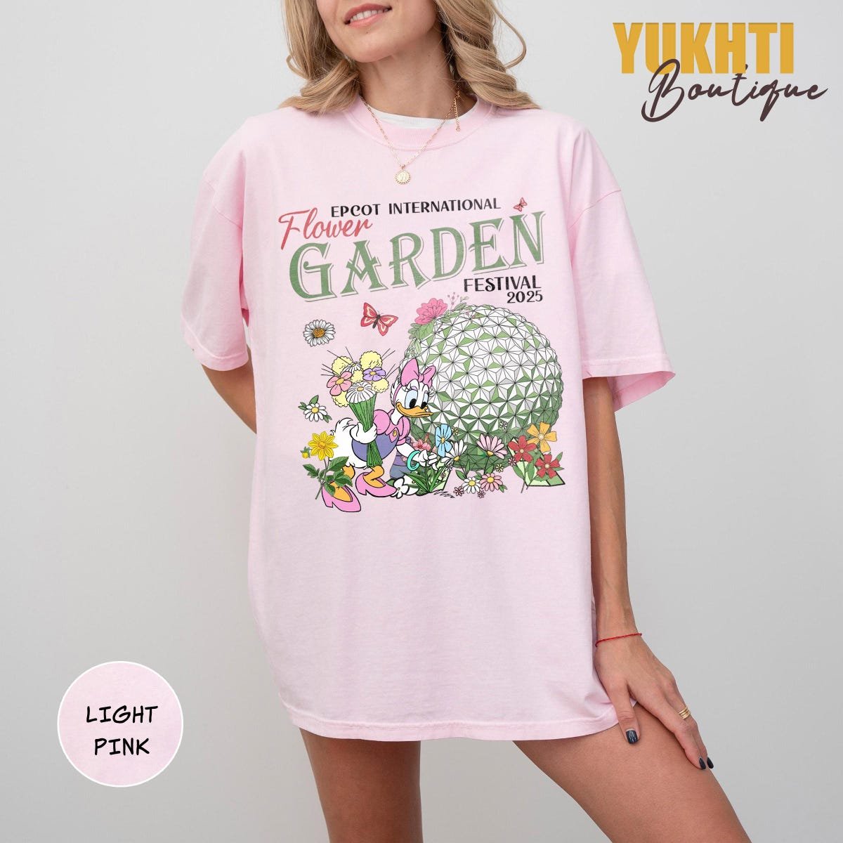 Disney Epcot Flower Garden Festival 2025 Shirts Mickey Figment Tees