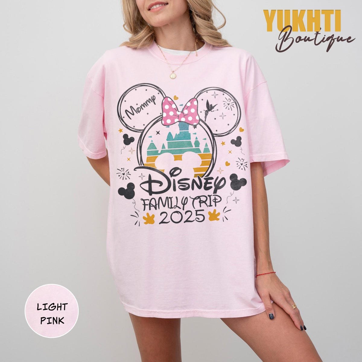 Disney Family Trip Shirt Custom Minnie & Mickey Matching Vacation Shirts