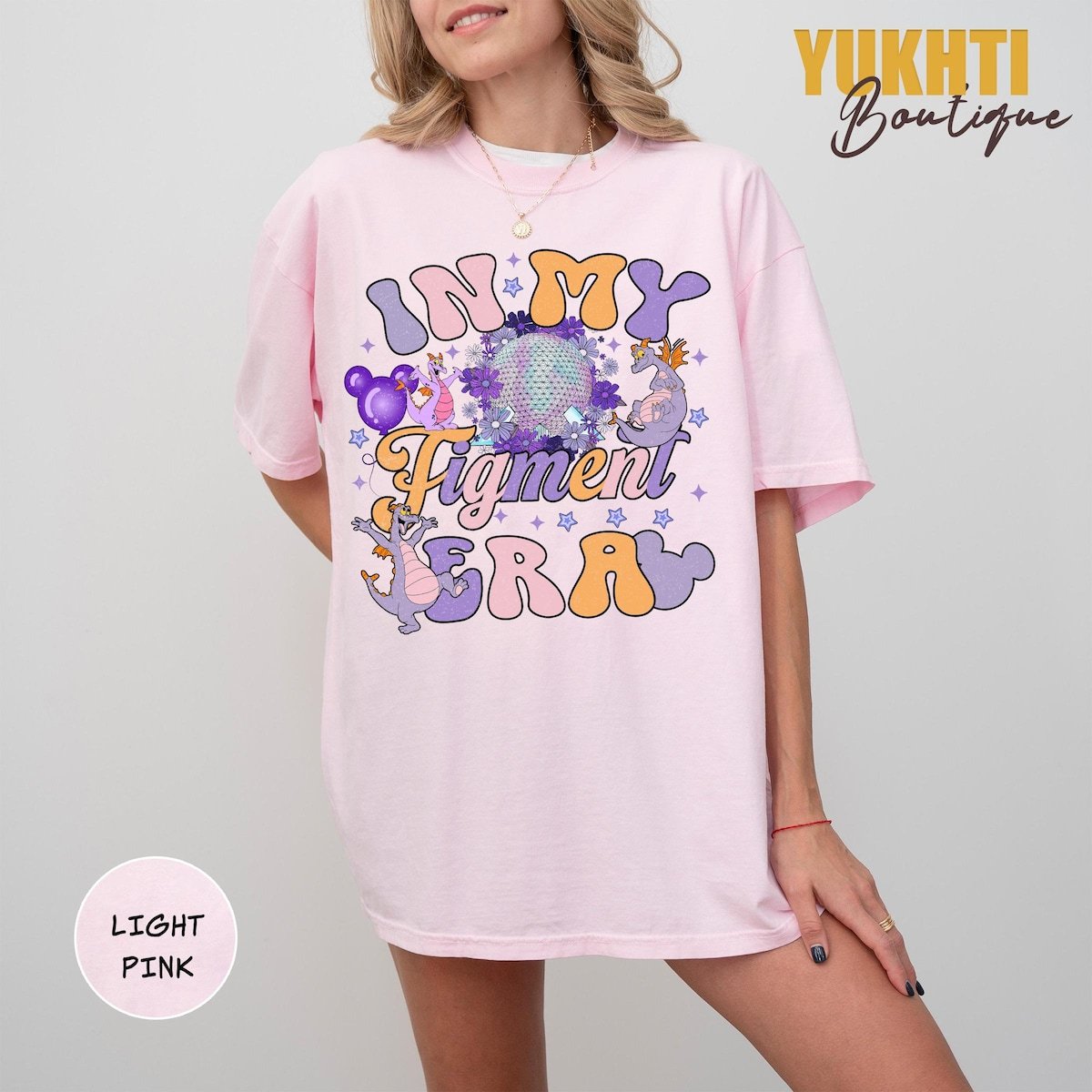 Disney Figment Epcot Shirt Nostalgic Dragon Tee for Disney Park Fans
