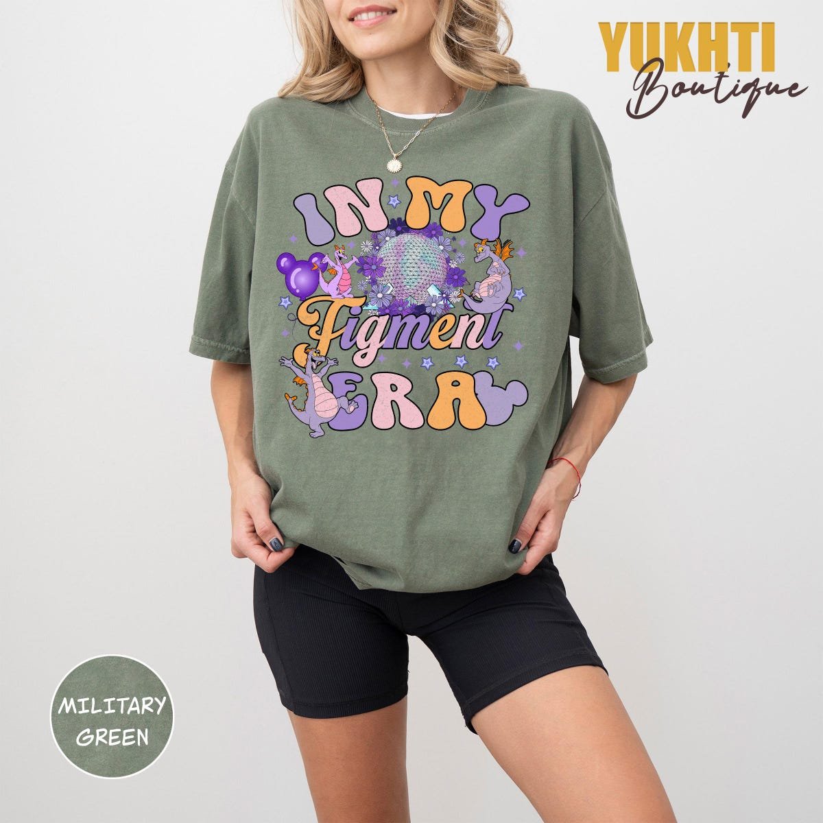 Disney Figment Epcot Shirt Nostalgic Dragon Tee for Disney Park Fans