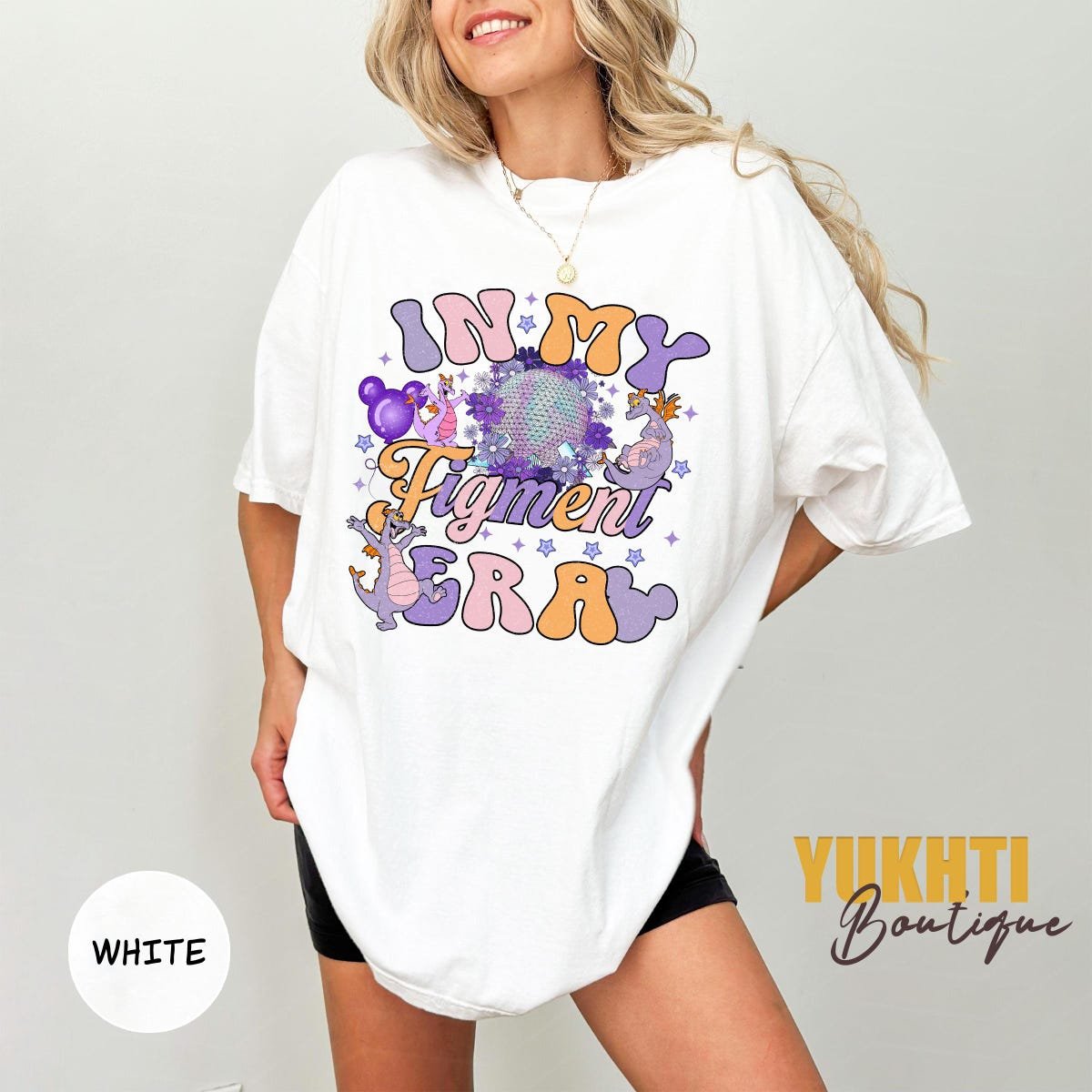 Disney Figment Epcot Shirt Nostalgic Dragon Tee for Disney Park Fans