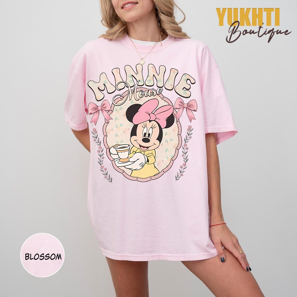 Disney Girls Shirts Coquette Bows Minnie Daisy Matching Tees
