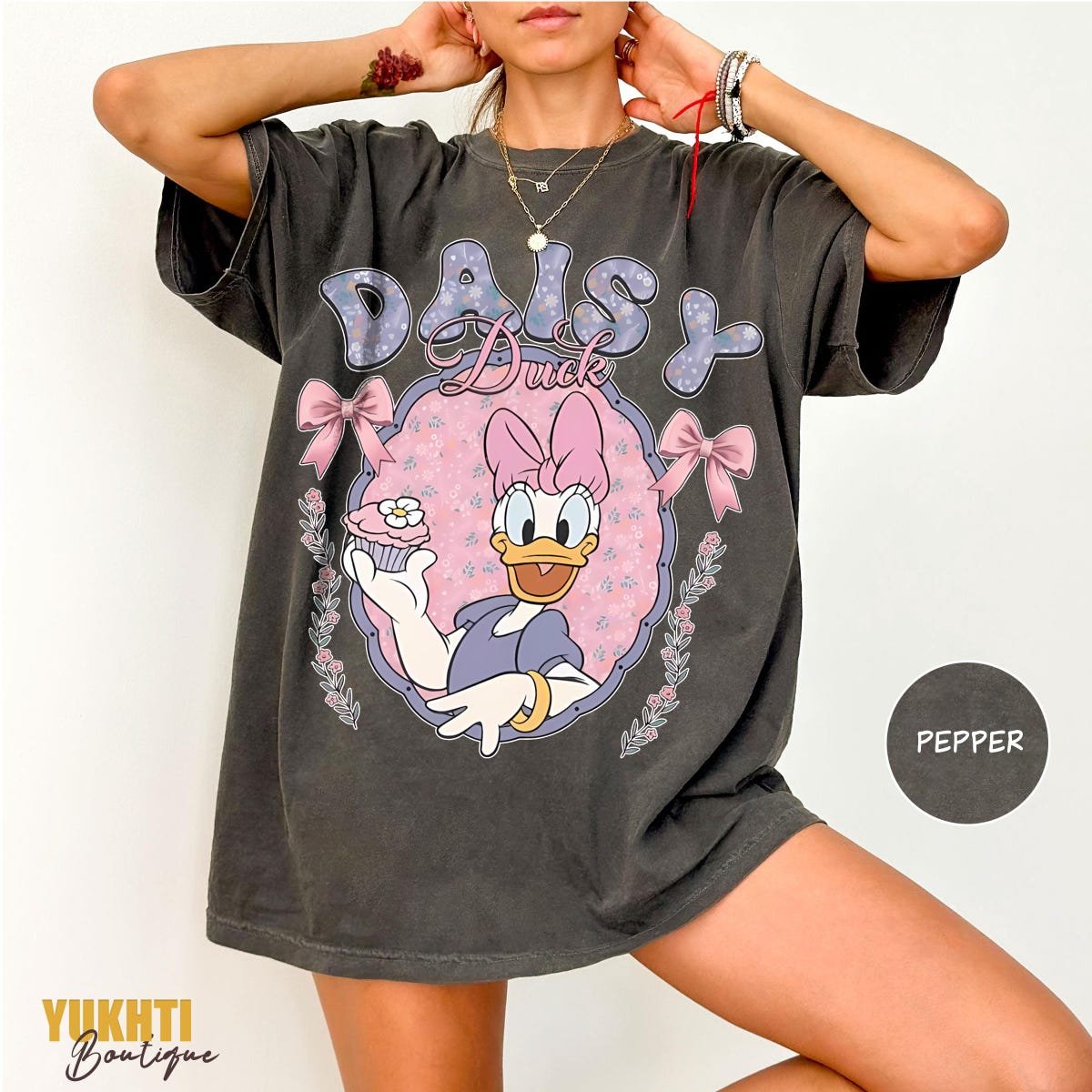 Disney Girls Shirts Coquette Bows Minnie Daisy Matching Tees