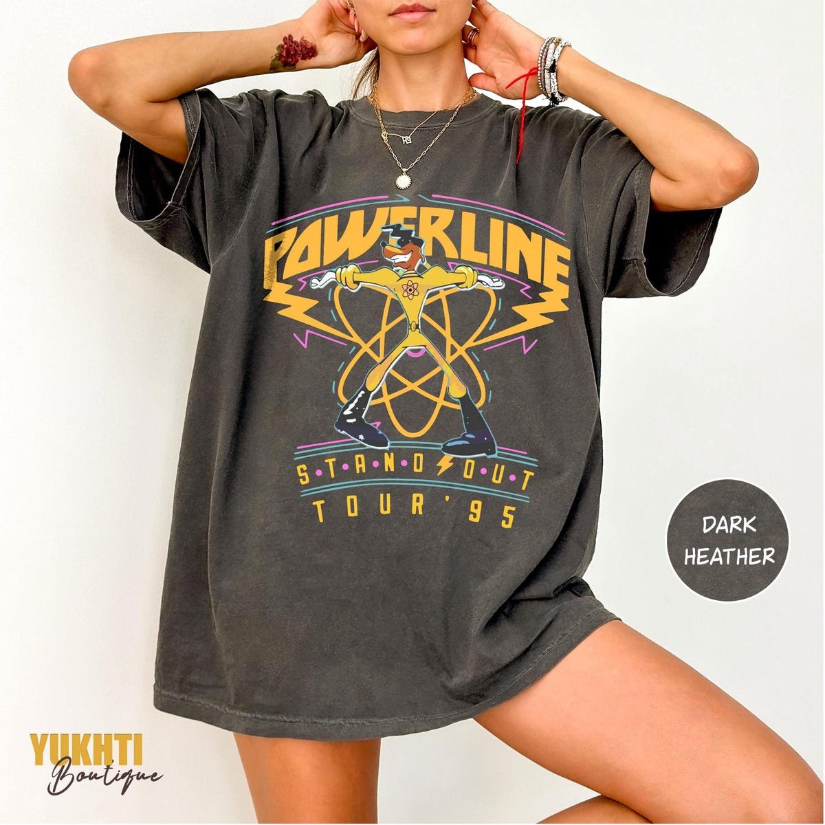 Disney Goofy Movie Powerline Tour 95 Retro Shirt