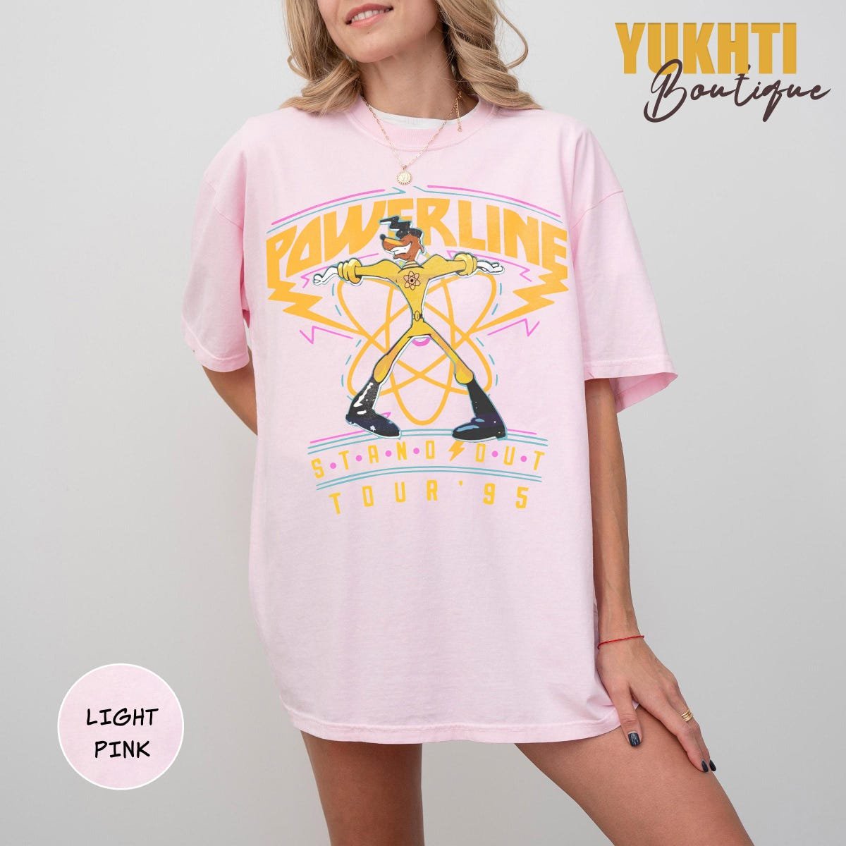 Disney Goofy Movie Powerline Tour 95 Retro Shirt