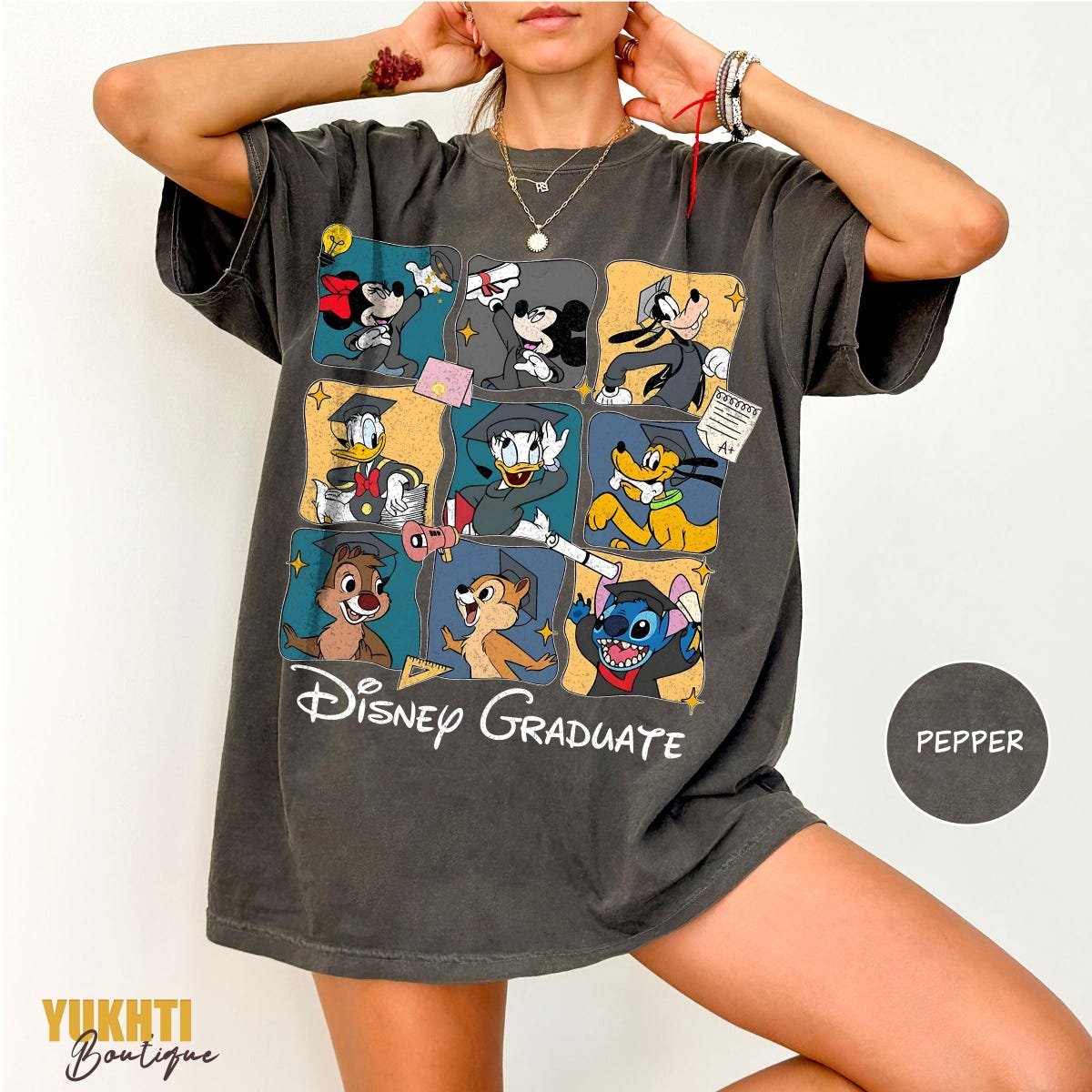 Disney Graduate Shirt Class of 2025 Graduation Tee Mickey Friends
