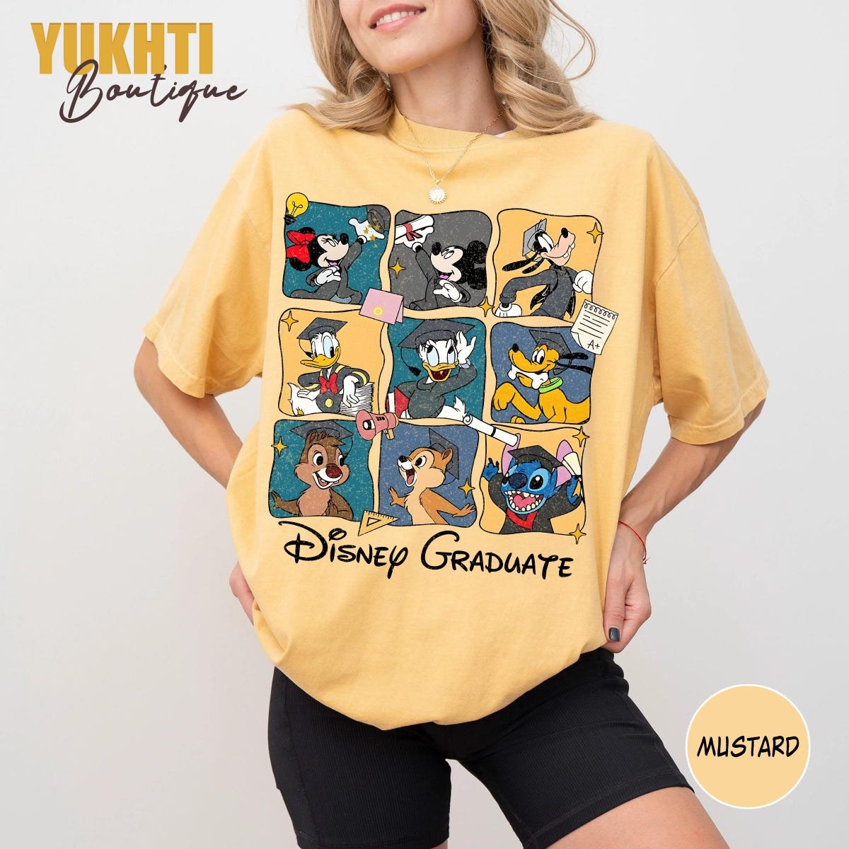 Disney Graduate Shirt Class of 2025 Graduation Tee Mickey Friends